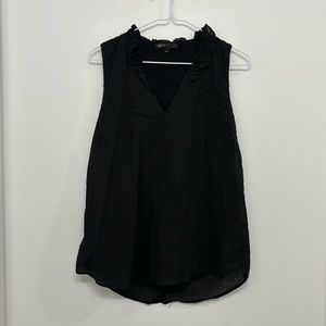 $10 Closeout! Gibson Gibsonlook Clip Dot Ruffle Neck Tank